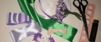 Цветы из атласных лент своими руками. Мастер класс для начинающих, пошаговая инструкция канзаши