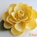 Цветы из фетра своими руками