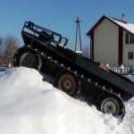 гусеничный вездеход с двигателем лифан