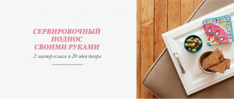 как сделать поднос своими руками