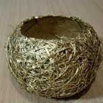 кашпо из бумаги