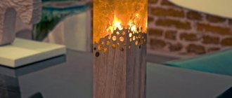Колоски пшеницы в эпоксидке - светильник своими руками