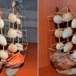 Корабль из ракушек