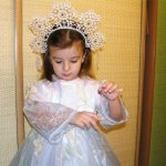 Костюм снежинки для девочки своими руками фото