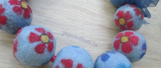 крупные-валяные-бусы-с-рисунком