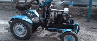 Минитрактор с двигателем от Оки своими руками