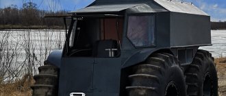 Новый вездеход бортоповоротный