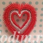 Origamka - модульное оригамиОбъемное сердечко