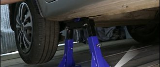 Подставка под автомобиль своими руками
