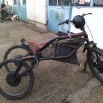 Самодельный электротрицикл на базе горного велосипеда