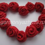 сердечко из салфеток мастер класс