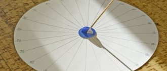 Солнечные часы своими руками
