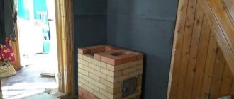 Строительство кирпичной печки небольшого размера