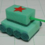 Танк из губки